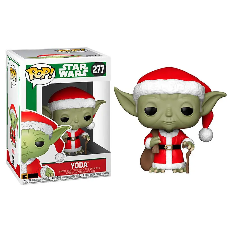 Funko POP! 277 Holiday Bobble Star Wars - Santa Yoda figura 8cm (FU33885)