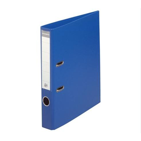 Exacompta 2 gyűrűs PVC iratrendező, 50mm gerincvastagság, A4 sötétkék (53552E) (53552E)