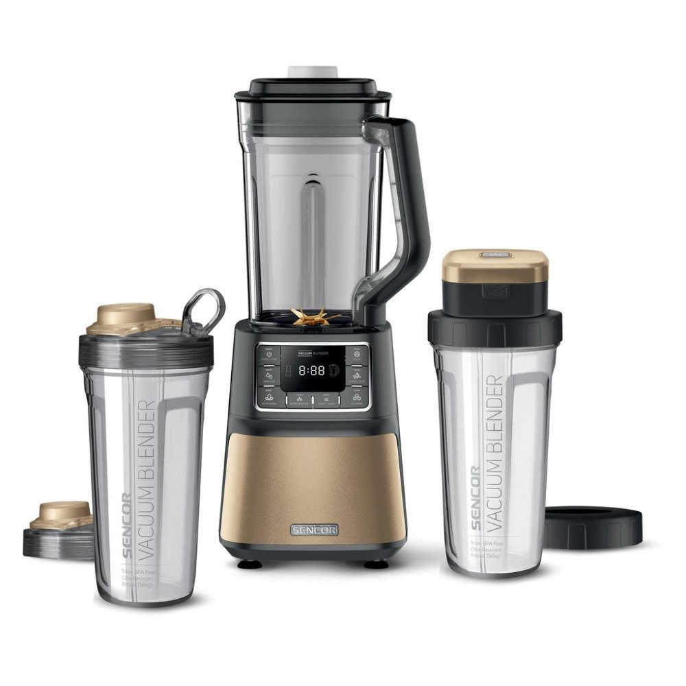 Sencor SBU 7877CH Automatikus vákuumos Turmixgép - Fekete/Pezsgőarany (SBU 7877CH)