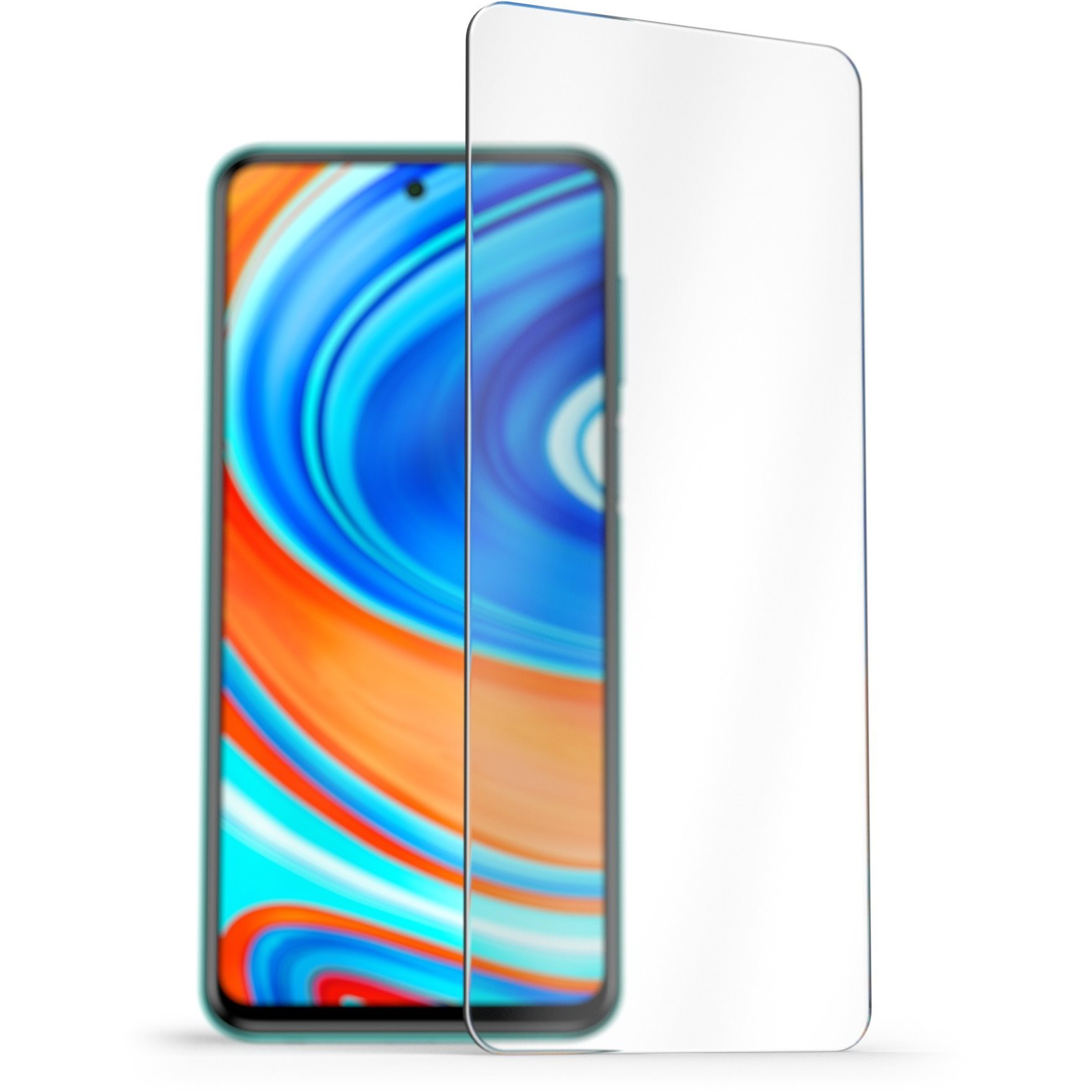 AlzaGuard Case Friendly Glass Protector Xiaomi Redmi Note 9 Pro / 9S 2.5D üvegfólia (AGD-TGC0131)