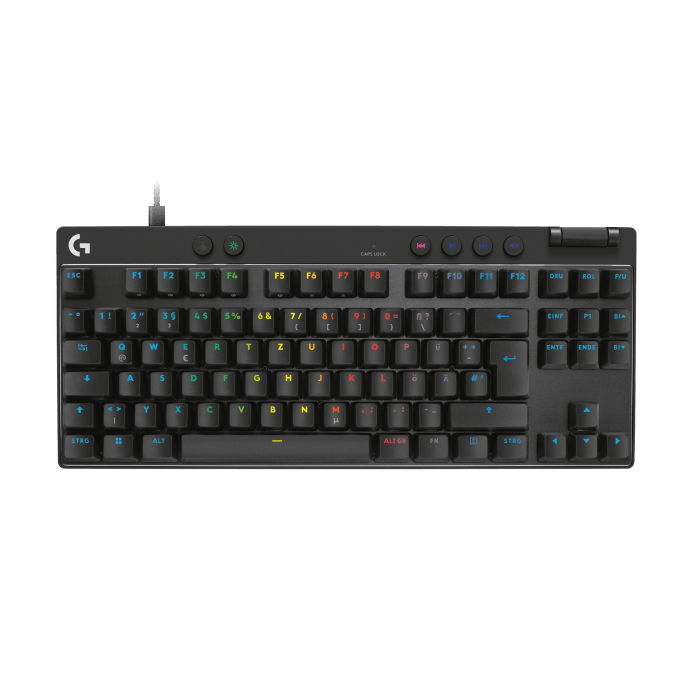 Logitech Pro X TKL Rapid Fekete Német (920-013228)