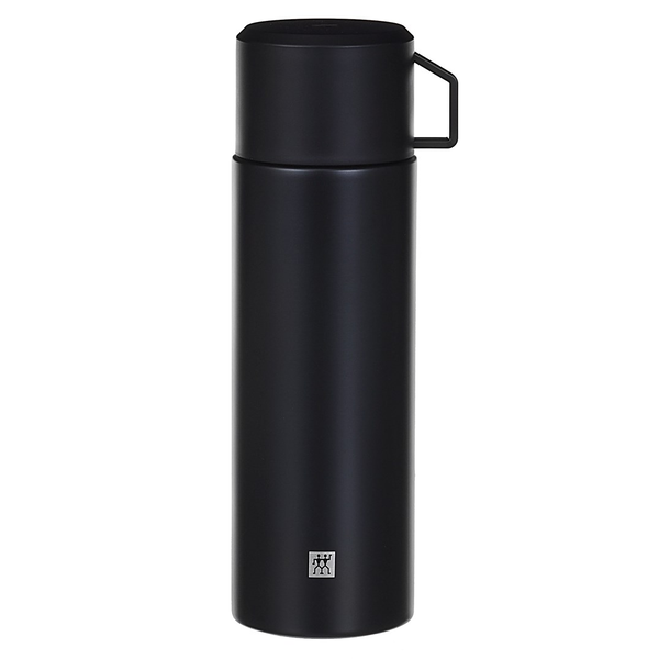 Термос с чаша Zwilling, 1л, Неръждаема стомана, Черен