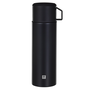 Термос с чаша Zwilling, 1л, Неръждаема стомана, Черен