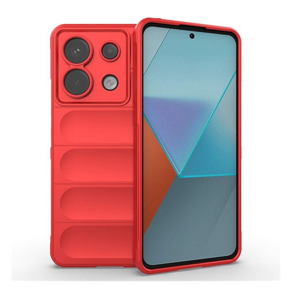Szilikon telefonvédő (ütésállóság, kameravédő, 3D) PIROS Xiaomi Poco X6 / Redmi Note 13 Pro 5G "Gigapack csomagolás" (GP-153878)