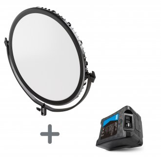 Sada LED Svetla Newell Air Artha XL a Batérie Newell BP-95 LCD V-Mount