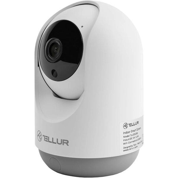 Inteligentní vnitřní kamera Tellur WiFi, 3MP, UltraHD, automatické
