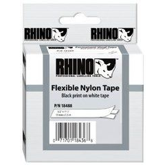 DYMO ID1 18488 S0718100 Индустриална етикетна ролка, гъвкав найлон, 12 мм x 3,5 м, черно / бяло