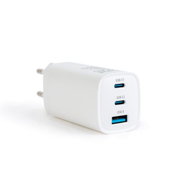 Delight USB-A + 2xUSB-C PD45W hálózati töltő (55060)