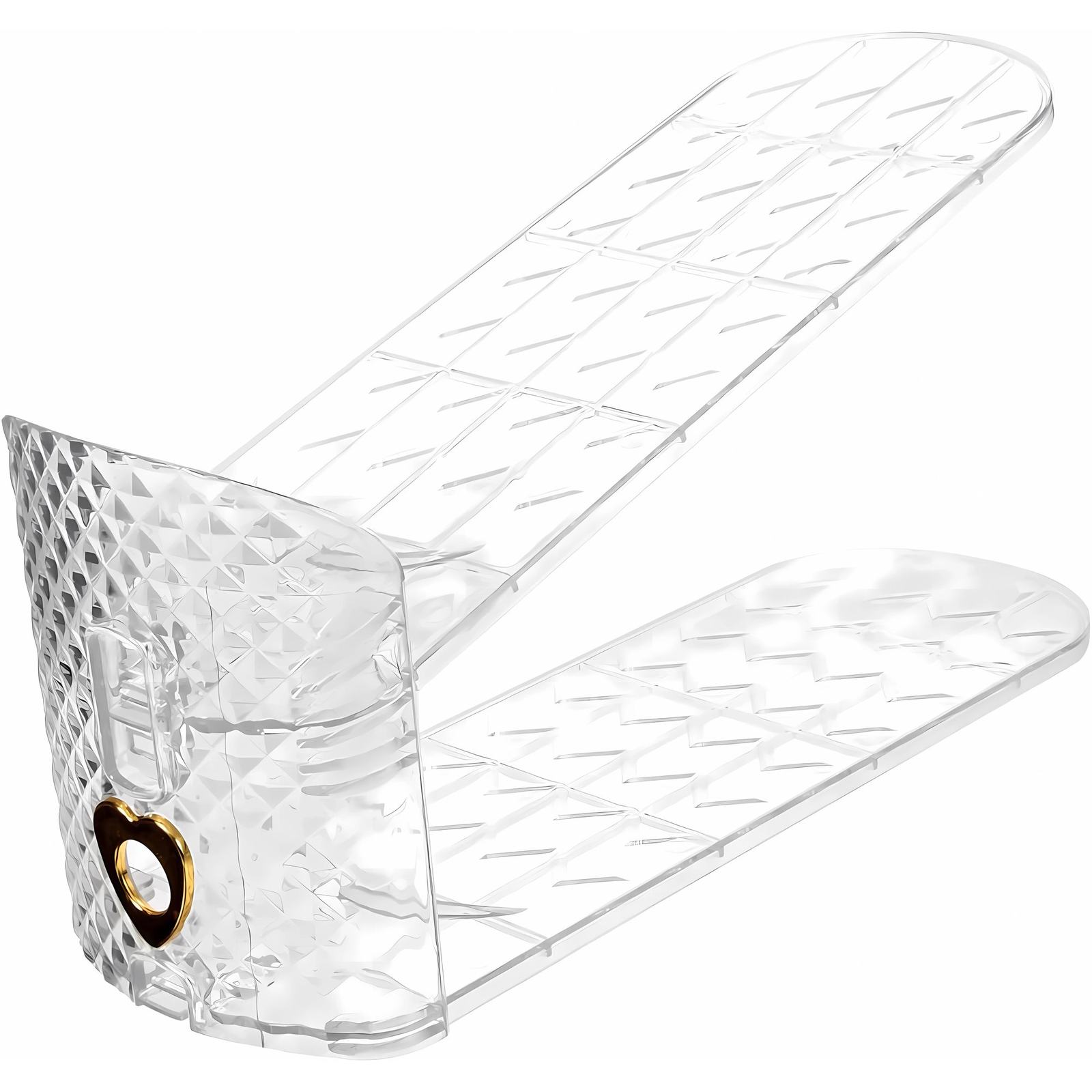 Verk 27043 Organizér na boty 27 × 12 cm, průhledný (27043_P)