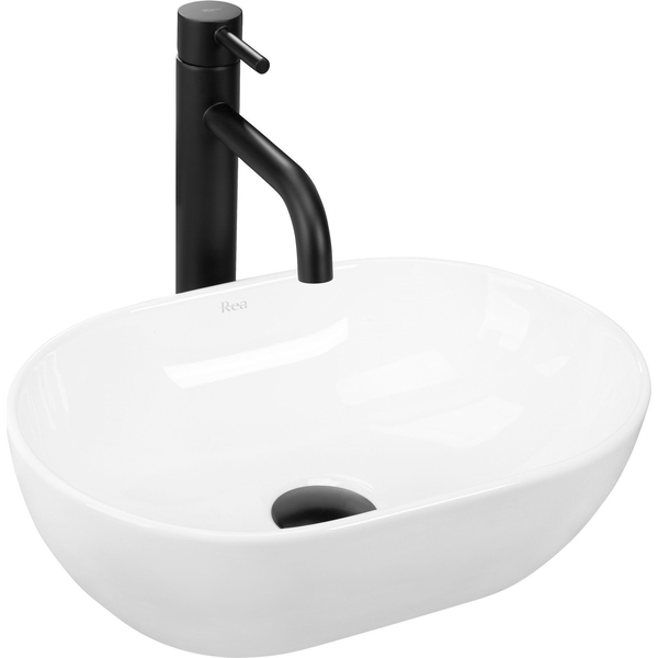Lavabo Sobre Encimera Rea Amelia Mini White