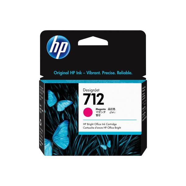 HP 712 29-ml Magenta DesignJet Ink Cartridge Druckerpatrone 1 Stück(e) Original Standardertrag