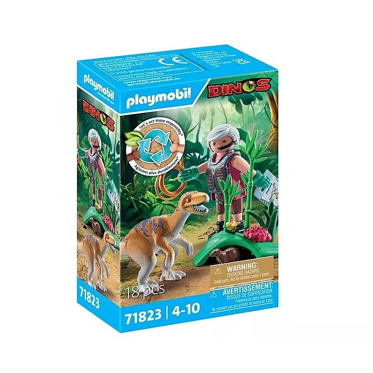 Playmobil 71823 Dinos - Welociraptor 18 darabos építő készlet (71823)