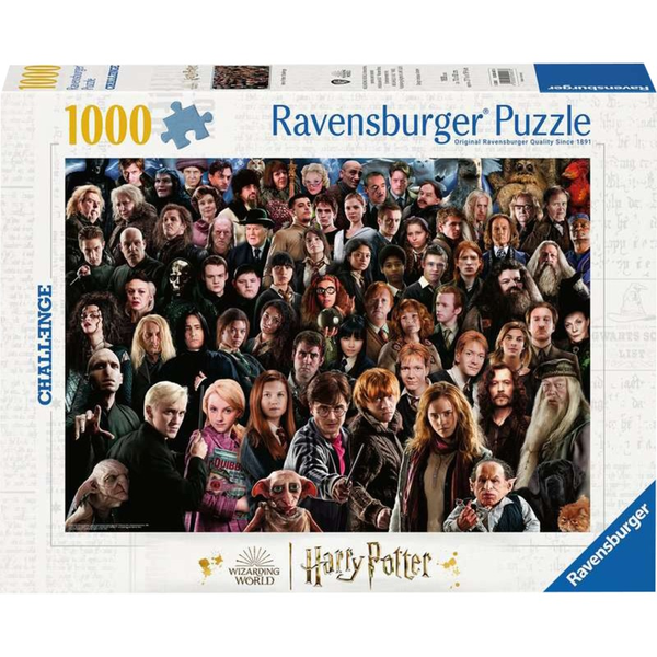Пъзел, Ravensburger, Модел Хари Потър, 1000 части, Многоцветен