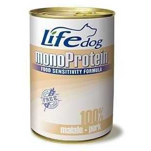 Life Pet Care LIFE DOG pusz.400g  MONOPROTEIN PORK       /12