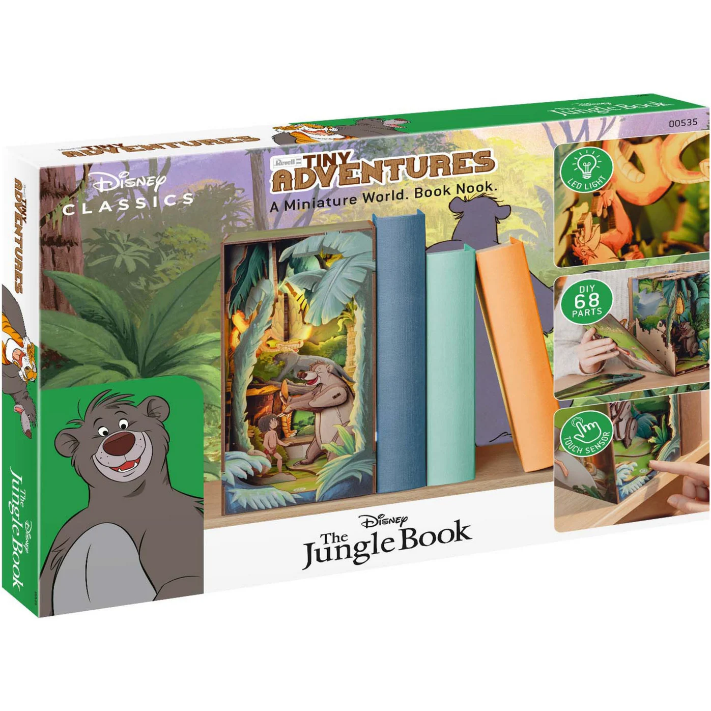 Revell Tiny Adventures Disney - A Dzsungel könyve Book Nook készítő készlet (00535)