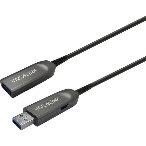 Vivolink PROUSB3AAF50 cavo USB USB 3.2 Gen 1 (3.1 Gen 1) 50 m USB A Nero