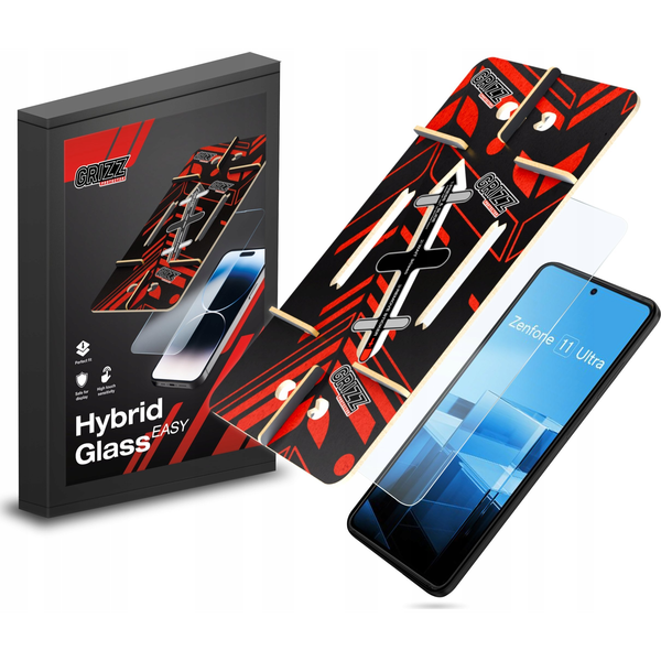  GrizzGlass Szkło hybrydowe GrizzGlass HybridGlass Easy do Asus Zenfone 11 Ultra