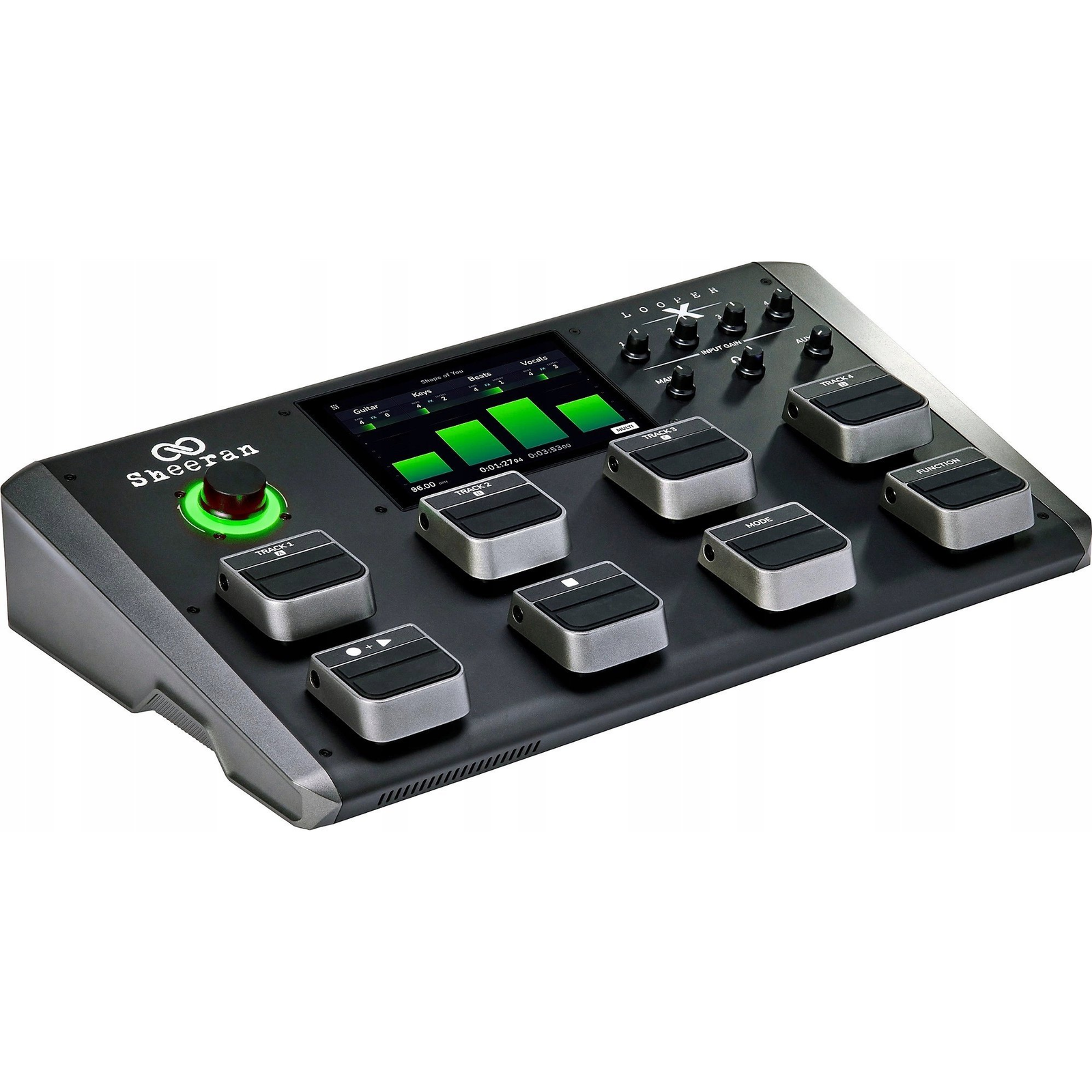 Sheeran Looper X by HeadRush Looper Workstation pedál - Fekete (SHEERANLOOPERX)