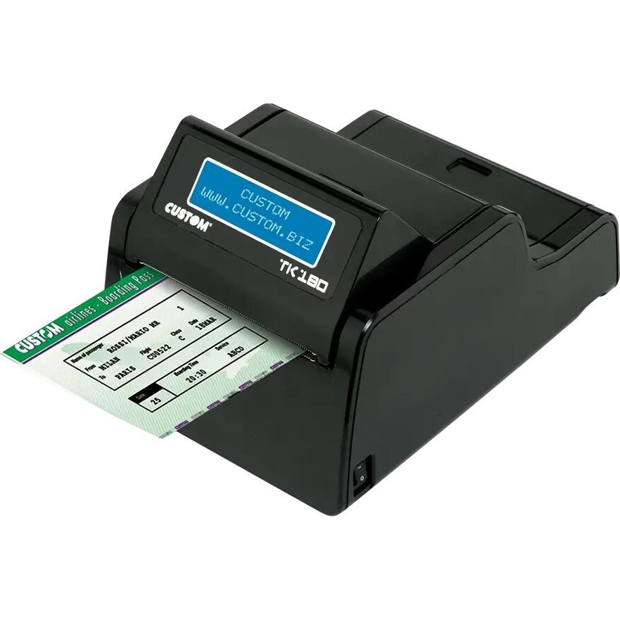 CUSTOM 911HL020900733 TK180 Direkt Hőnyomtató fekete (911HL020900733)