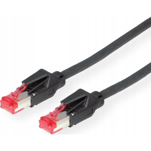  Draka Draka Secomp DRAKA UC900 SS27 - Patch- Cable - RJ- 45 (M) - RJ- 45 (M) - 1 m - pairs in metal foil (PiMf) - CAT 6e, smooth, halogen free - black (21.05.2016)