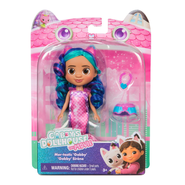 GABBYS DOLLHOUSE MOVIE MERMAID DOLL WITH ACCESSORIES