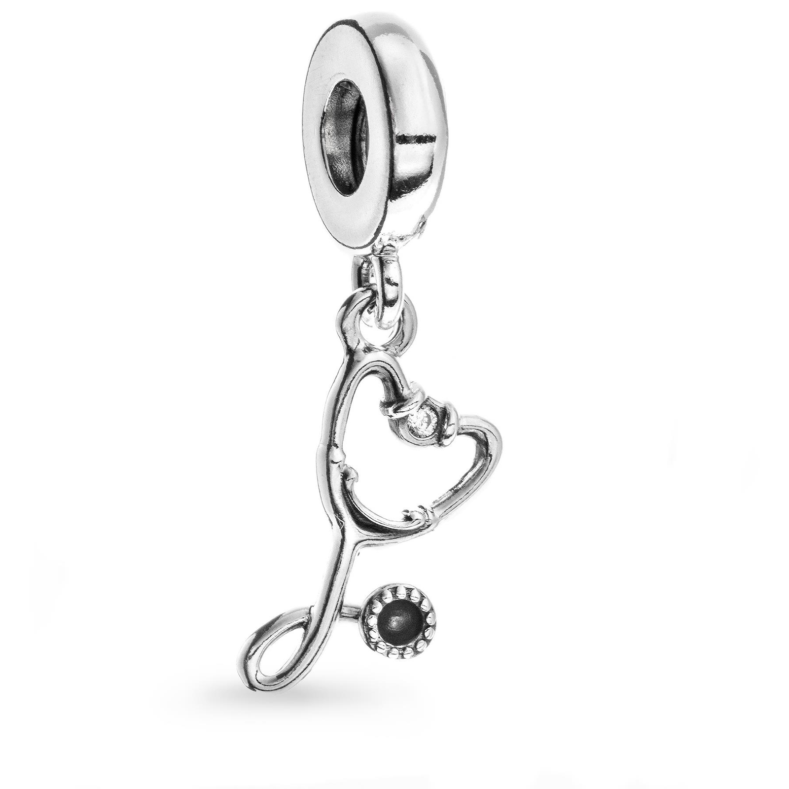 PANDORA 799072C01 Sztetoszkóp szív medál (Ag 925/1000, 1,9 g) (5700302895650)