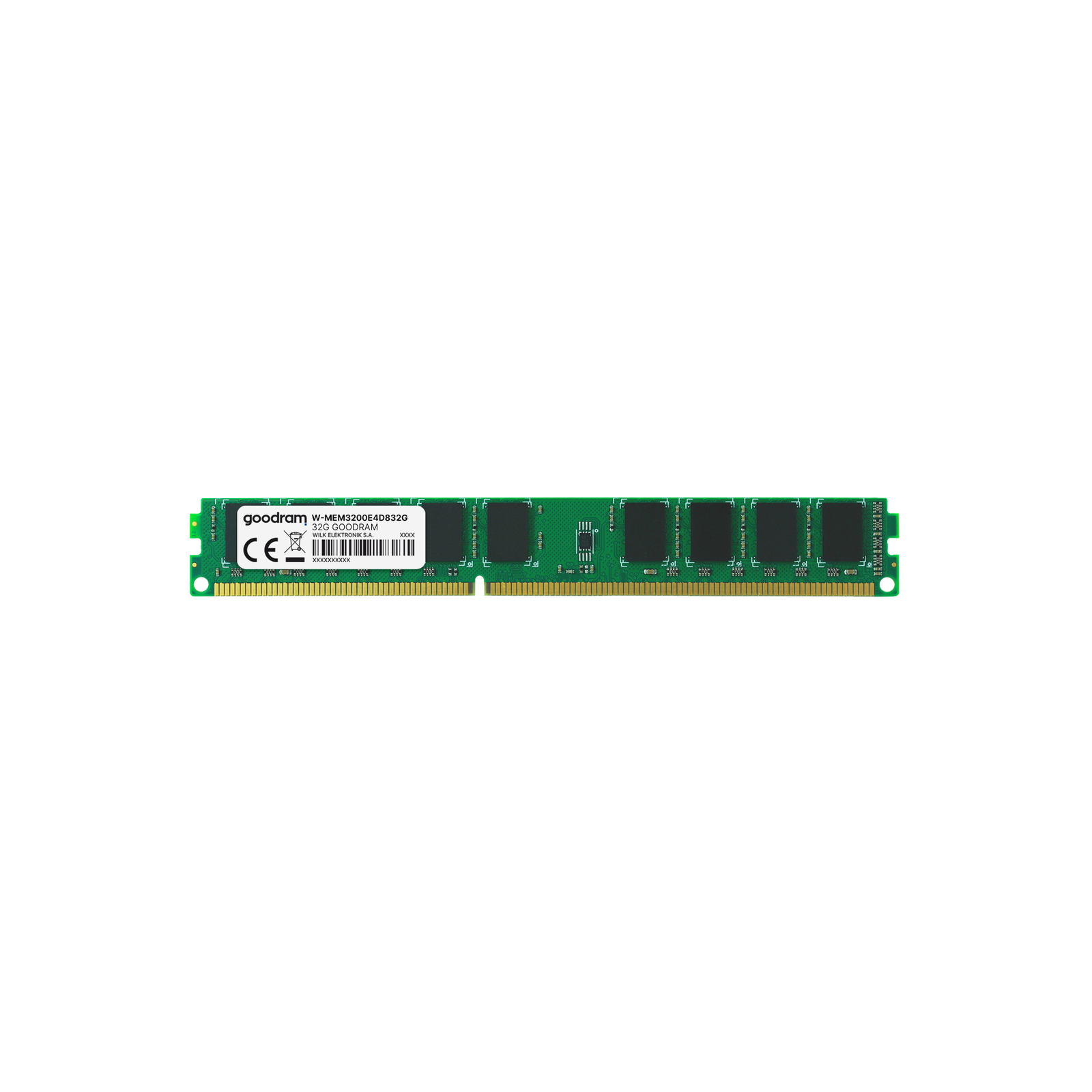 Goodram 32GB 3200MHz ECC UDIMM W-MEM3200E4D832G pamäťový modul 1 x 32 GB DDR4 (W-MEM3200E4D832G)