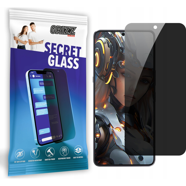  GrizzGlass Szkło prywatyzujące GrizzGlass SecretGlass do Cubot Max 5