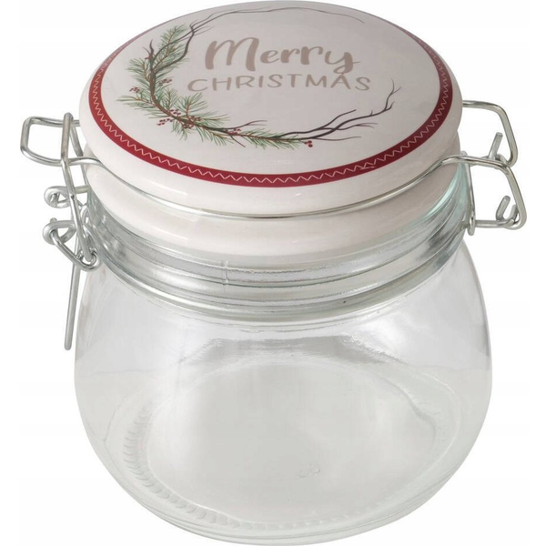 Boltze Słoik z porcelanową pokrywką CHARLENE, 450 ml
