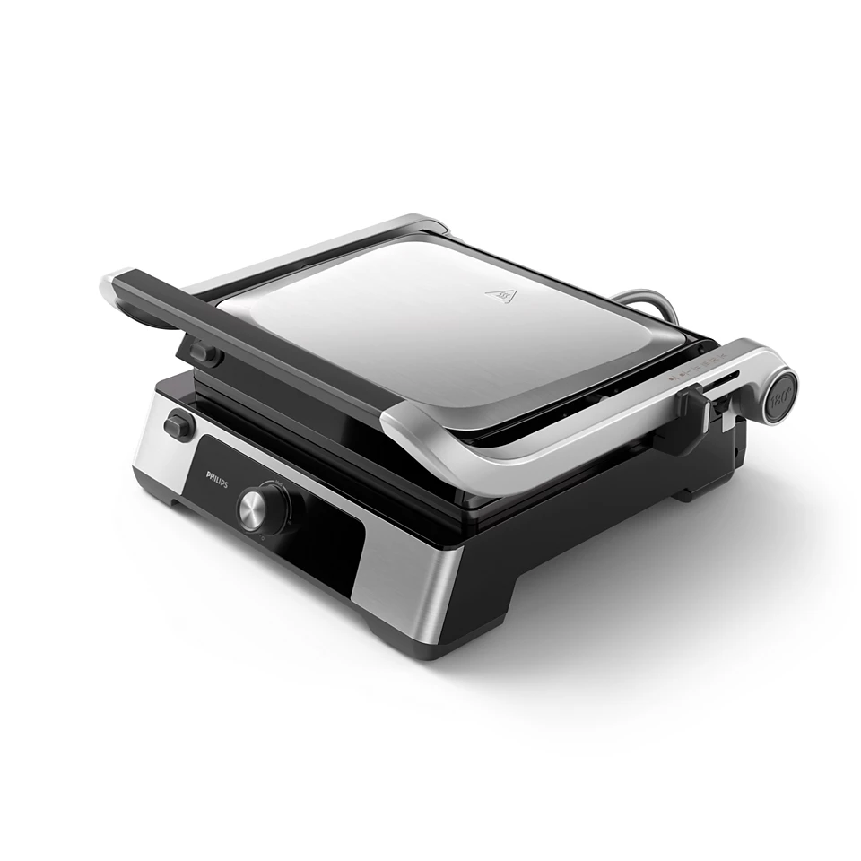 Philips HD6301/90 5000 Series Asztali Kontakt grill 2200 Watt - Ezüst (HD6301/90)