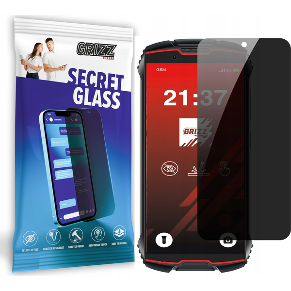 Szkło prywatyzujące GrizzGlass SecretGlass do Cubot King Kong Mini 2 Pro