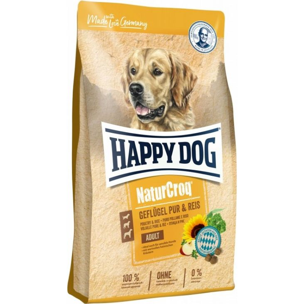 Happy Dog NaturCroq Adult Geflügel & Reis Száraztáp 4 kg