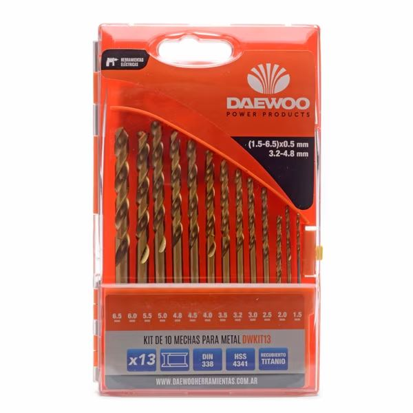 Daewoo DWKIT13 fúrószár készlet 13db