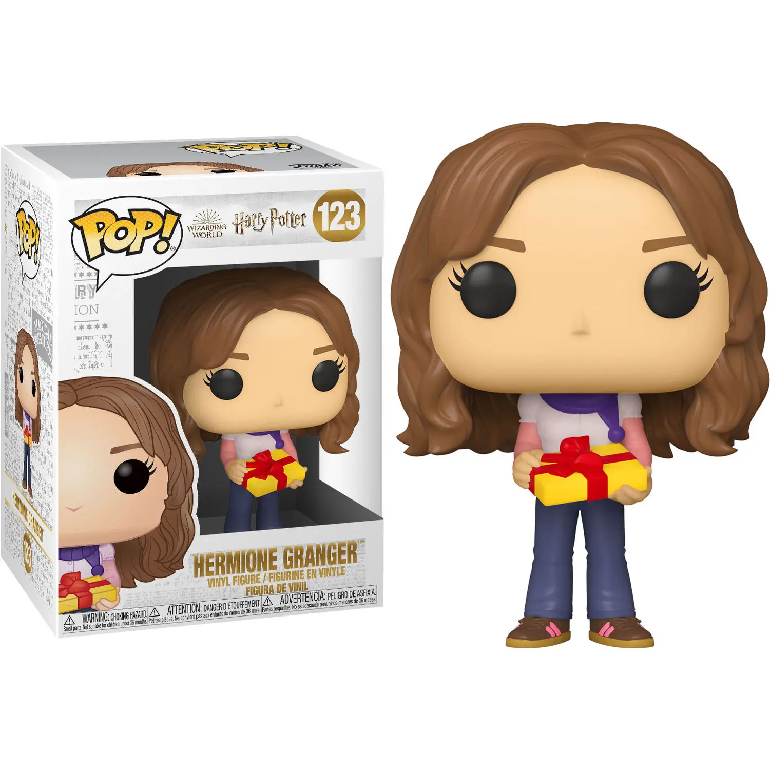 Funko POP! 123 Holiday Harry Potter - Hermione Granger figura ajándék dobozzal 9cm (FU51153)