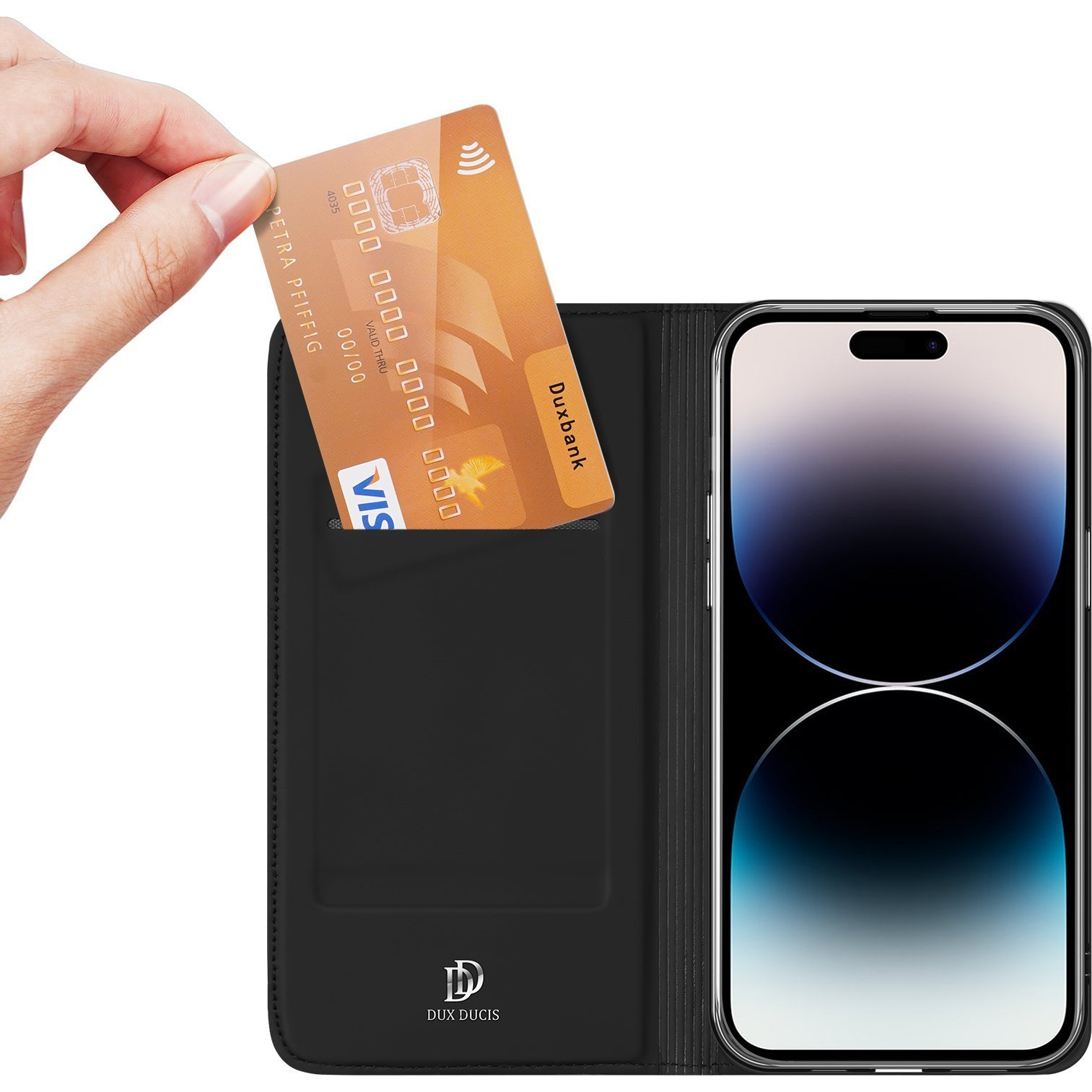 Dux ducis GP-144808 Tok - Apple iPhone 15 Pro Max, Asztali Tartós, Fekete (6934913025444)