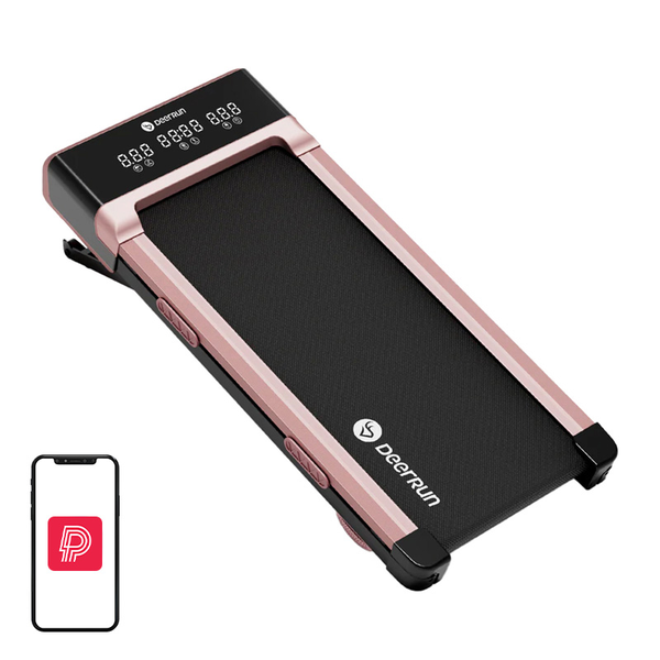 DEERRUN Z10 elektromos futópad rózsaszín automatikus dőlésszög BA072R2