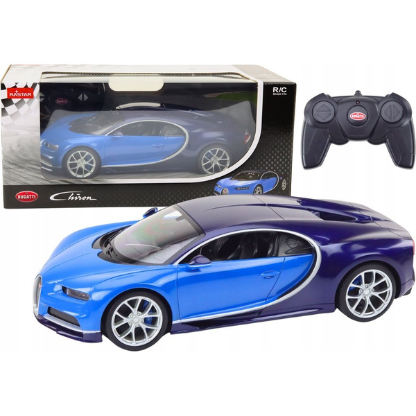 RC Távirányítós Autó 1:14 Bugatti Veyron Chiron Kék 19802