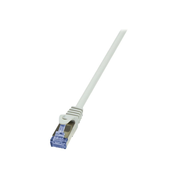 Cablu S/FTP LOGILINK Cat7, LSZH, cupru, 600MHz, mufe RJ45 Cat6a, 10 m, gri, AWG26, dublu ecranat CQ4092S
