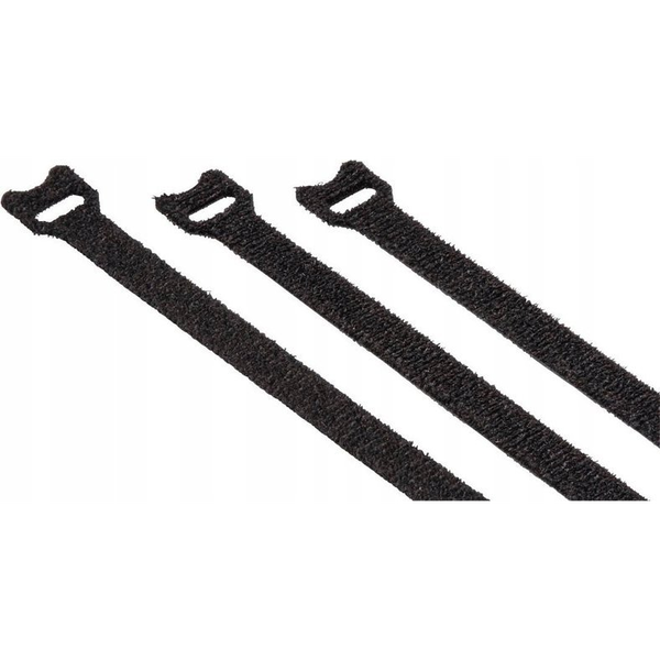 Hama 00221009 fascetta Fascetta con gancio e anello Nylon Nero 20 pz