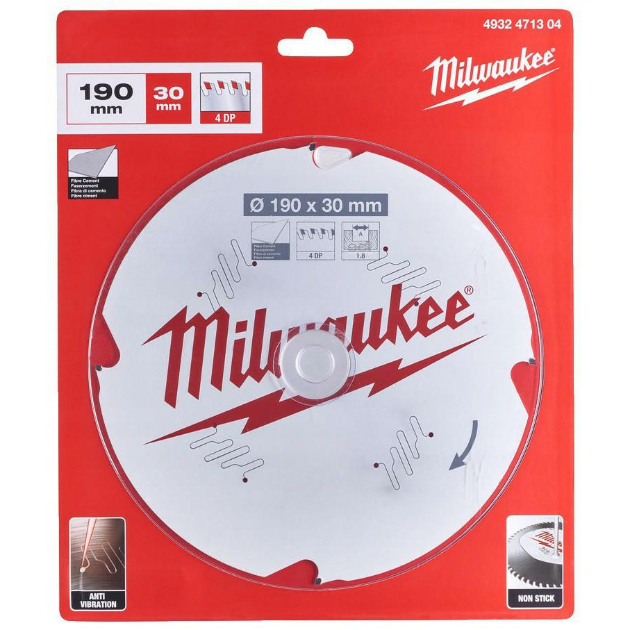 Milwaukee 4932471304 Körfűrészlap - 190x30x1,8 mm, Fogszám: 4 db (4932471304)