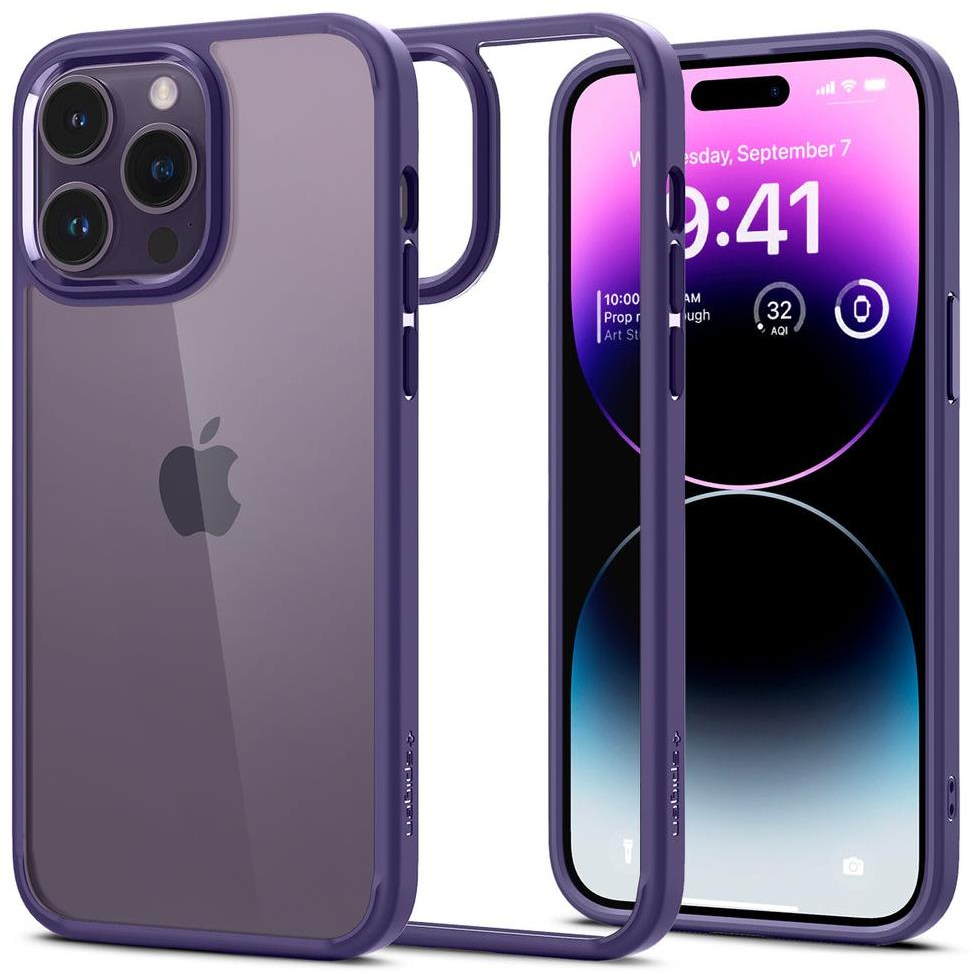 Spigen iPhone 14 Pro Ultra Hybrid Deep Purple tok (ACS05577)