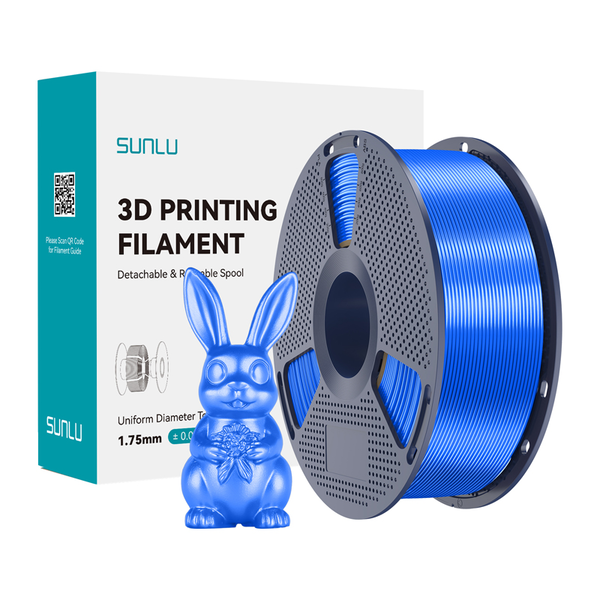 SUNLU PLA+ Silk selyem filament kék 175mm PLA+ Silk Blu