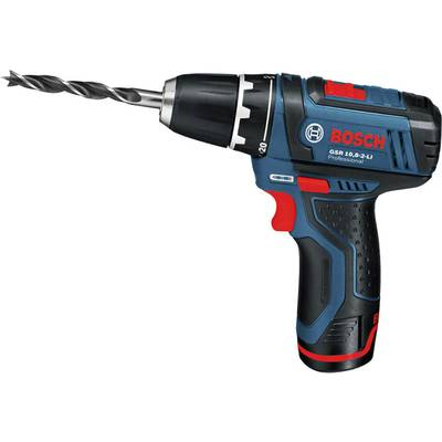 Bosch Akku-Bohrschrauber 12 V Li-Ion 1300 rpm Sort, Blå, Rød