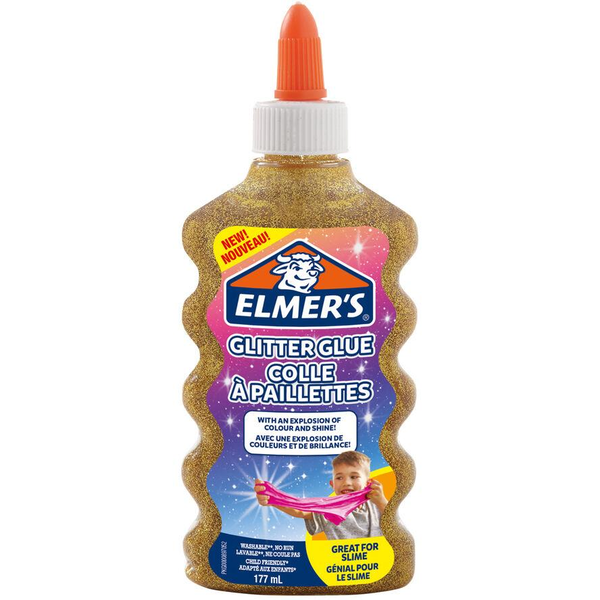 Elmer' Glitter Glue 177ml, arany