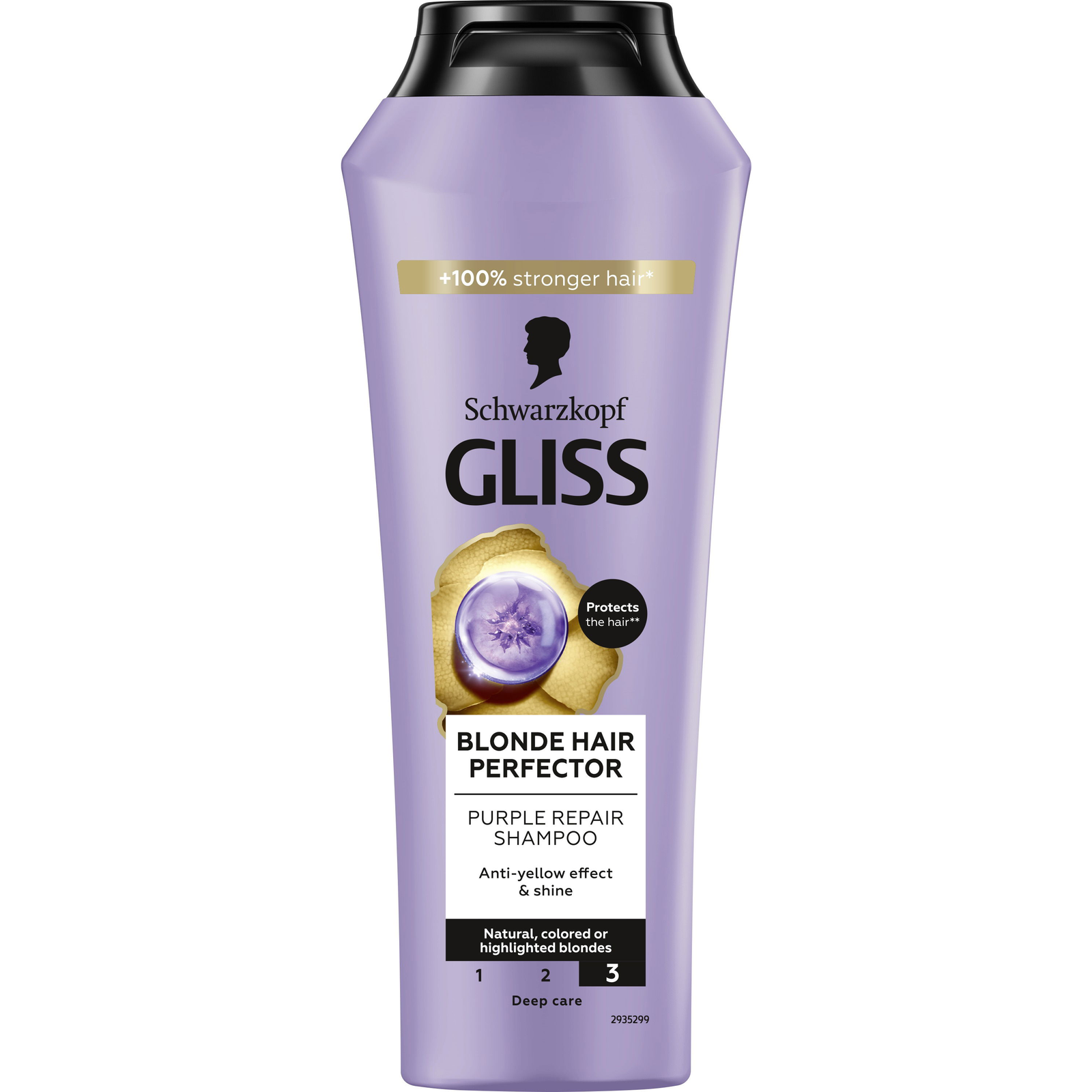 SCHWARZKOPF Gliss Blonde Perfector - regeneráló, 250ml (9000101617481)