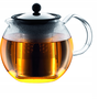 Bodum ASSAM Üveg Teáskanna 1,5L - Fekete / Inox