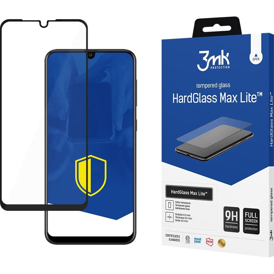 3mk HardGlass Max Lite edzett üvegfólia 9H Fekete Samsung Galaxy A10s ( )