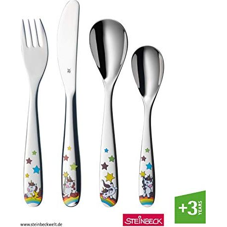 WMF 12.8605.6040 bestiksæt 4 stk Flerfarvet, Rustfrit stål