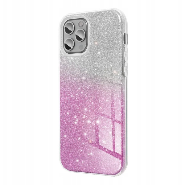 FORCELL Shining csillogó hátlap tok Xiaomi Redmi 14C / Poco C75 vörösarany-ezüst