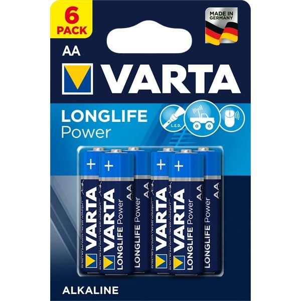 Varta Longlife Power Batéria na jedno použitie AA Alkalický